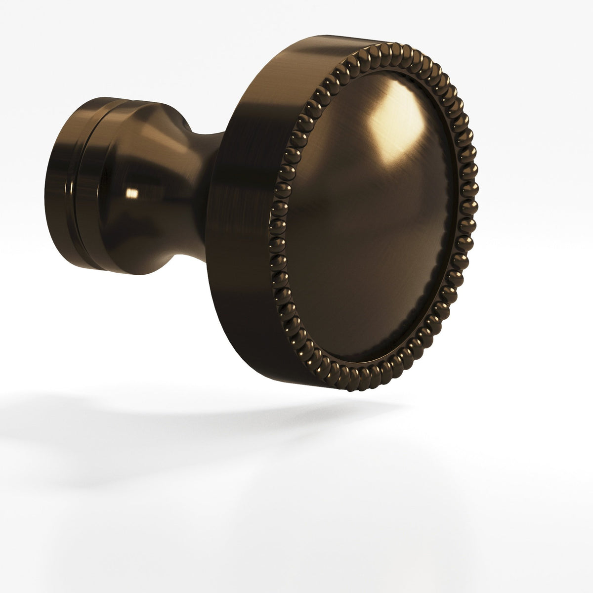 Colonial Bronze 175BB Beaded Dome Back-to-Back Shower Door Knob Kit, 1-1/4 in Diameter - Oil Rubbed Bronze