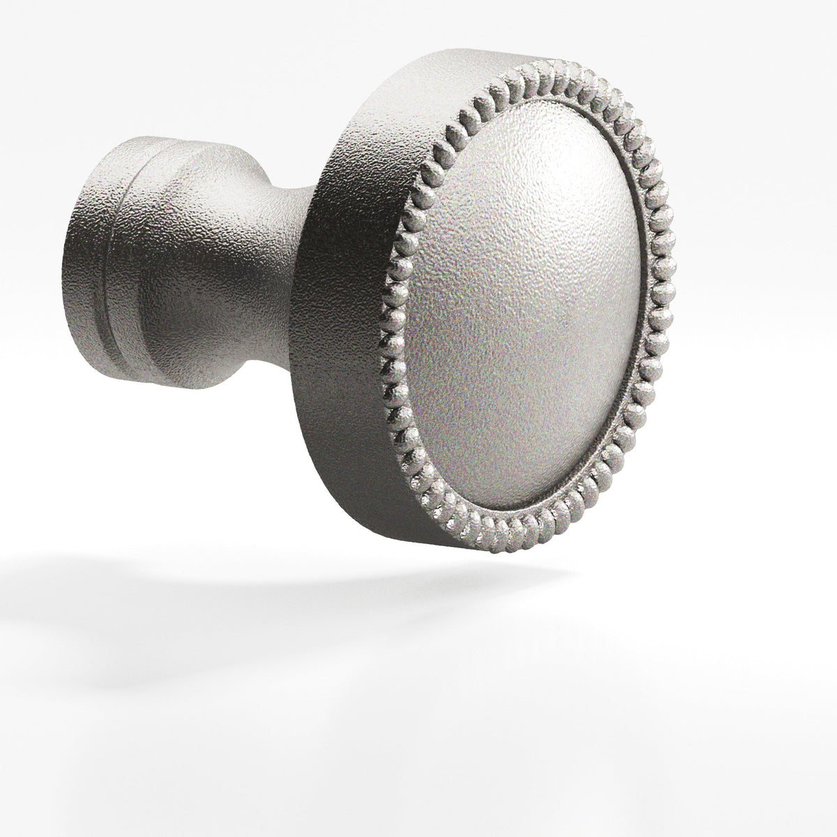 Colonial Bronze 175BB Beaded Dome Back-to-Back Shower Door Knob Kit, 1-1/4 in Diameter - Frost Nickel™