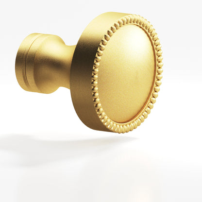 Colonial Bronze 175BB Beaded Dome Back-to-Back Shower Door Knob Kit, 1-1/4 in Diameter - Frost Brass™