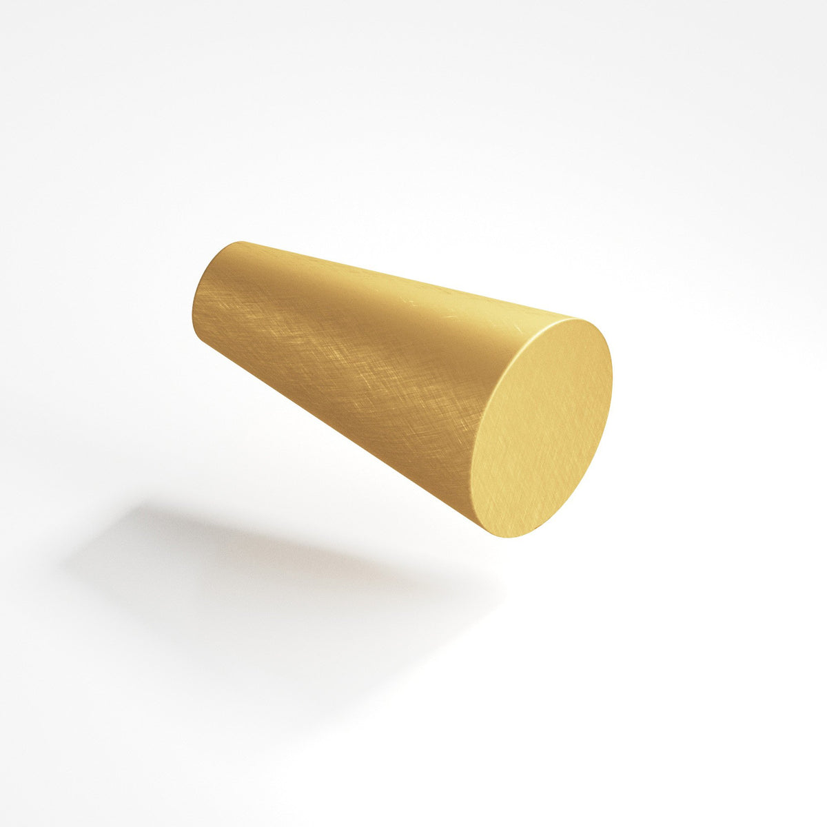 Colonial Bronze 194 Tapered Cone Knob, 9/16 in Diameter - Weathered Brass