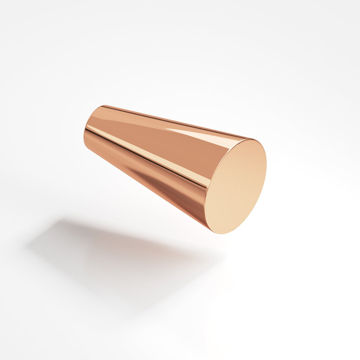 Colonial Bronze 194 Tapered Cone Knob, 9/16 in Diameter - Polished Copper