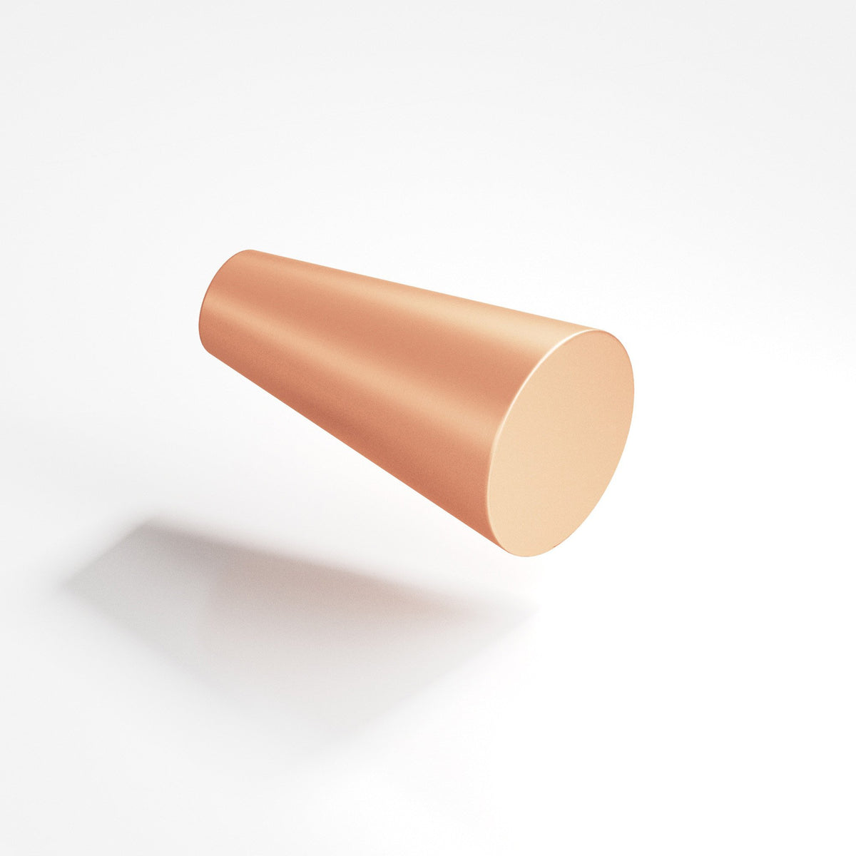 Colonial Bronze 194 Tapered Cone Knob, 9/16 in Diameter - Matte Satin Copper
