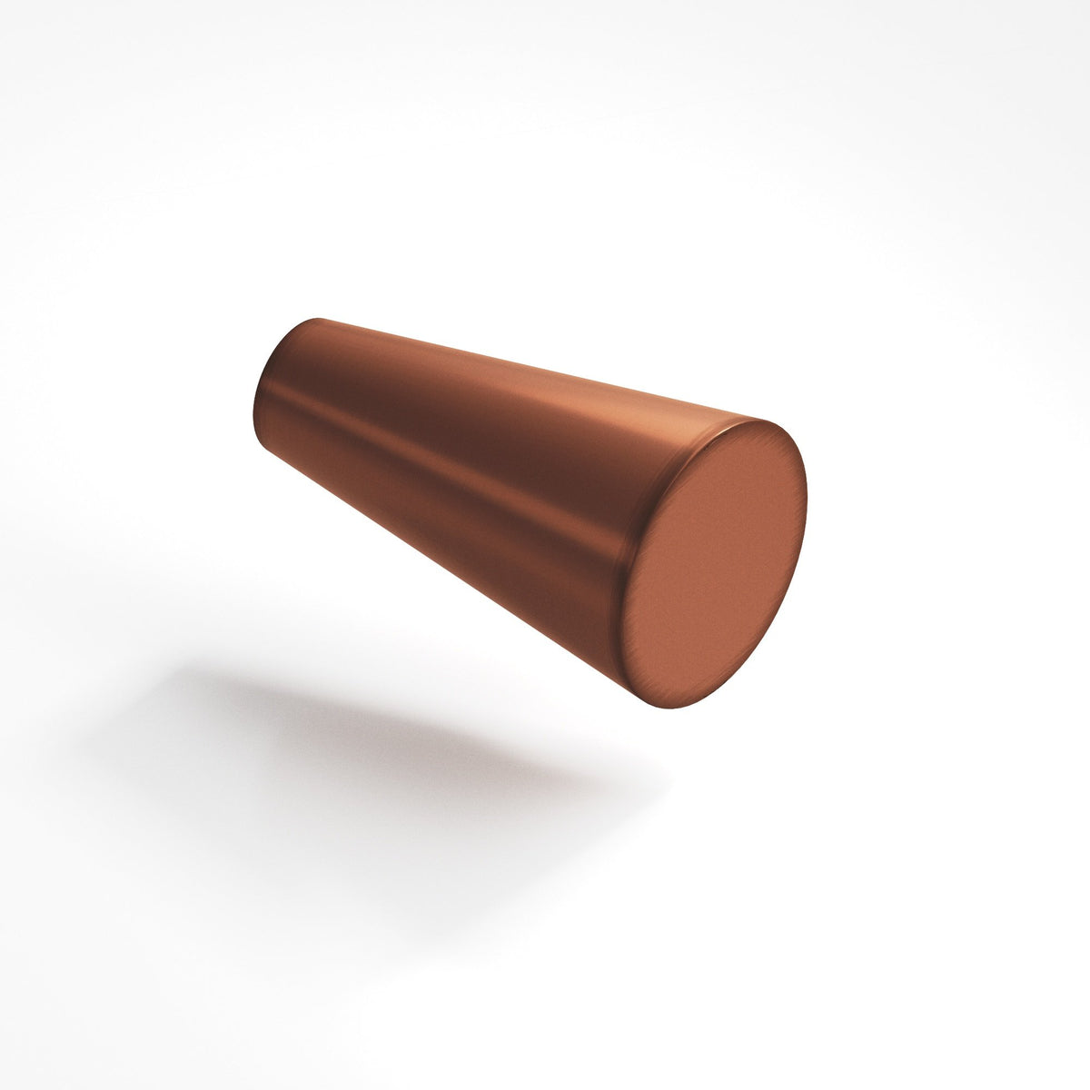 Colonial Bronze 194 Tapered Cone Knob, 9/16 in Diameter - Matte Antique Copper