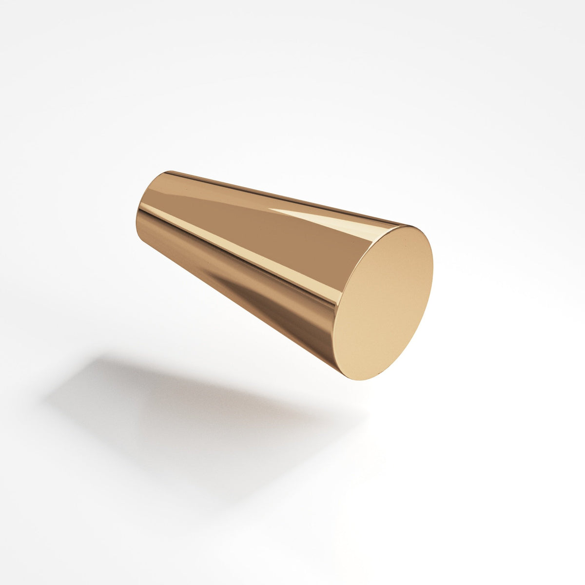 Colonial Bronze 194 Tapered Cone Knob, 9/16 in Diameter - Polished Bronze