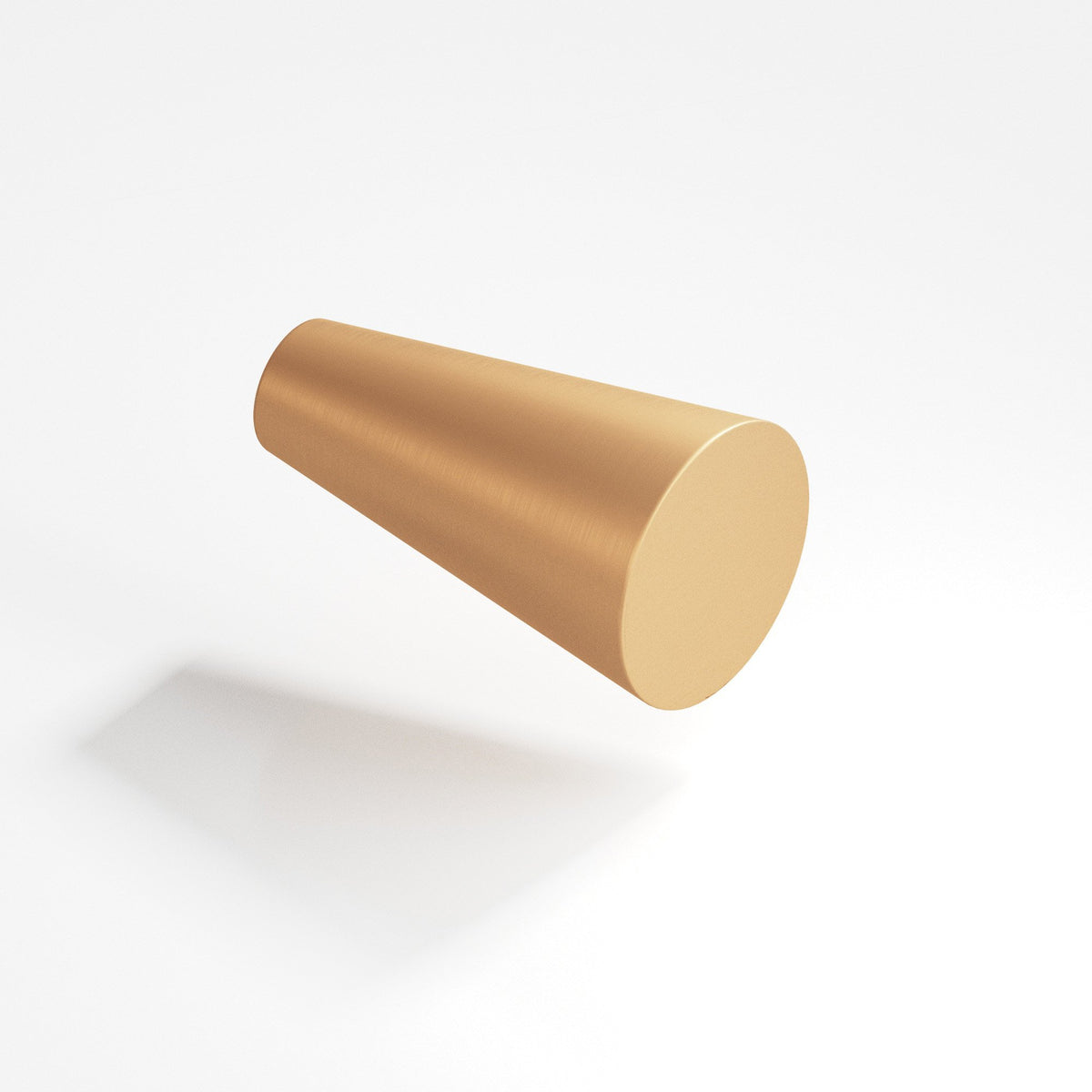 Colonial Bronze 194 Tapered Cone Knob, 9/16 in Diameter - Matte Satin Bronze