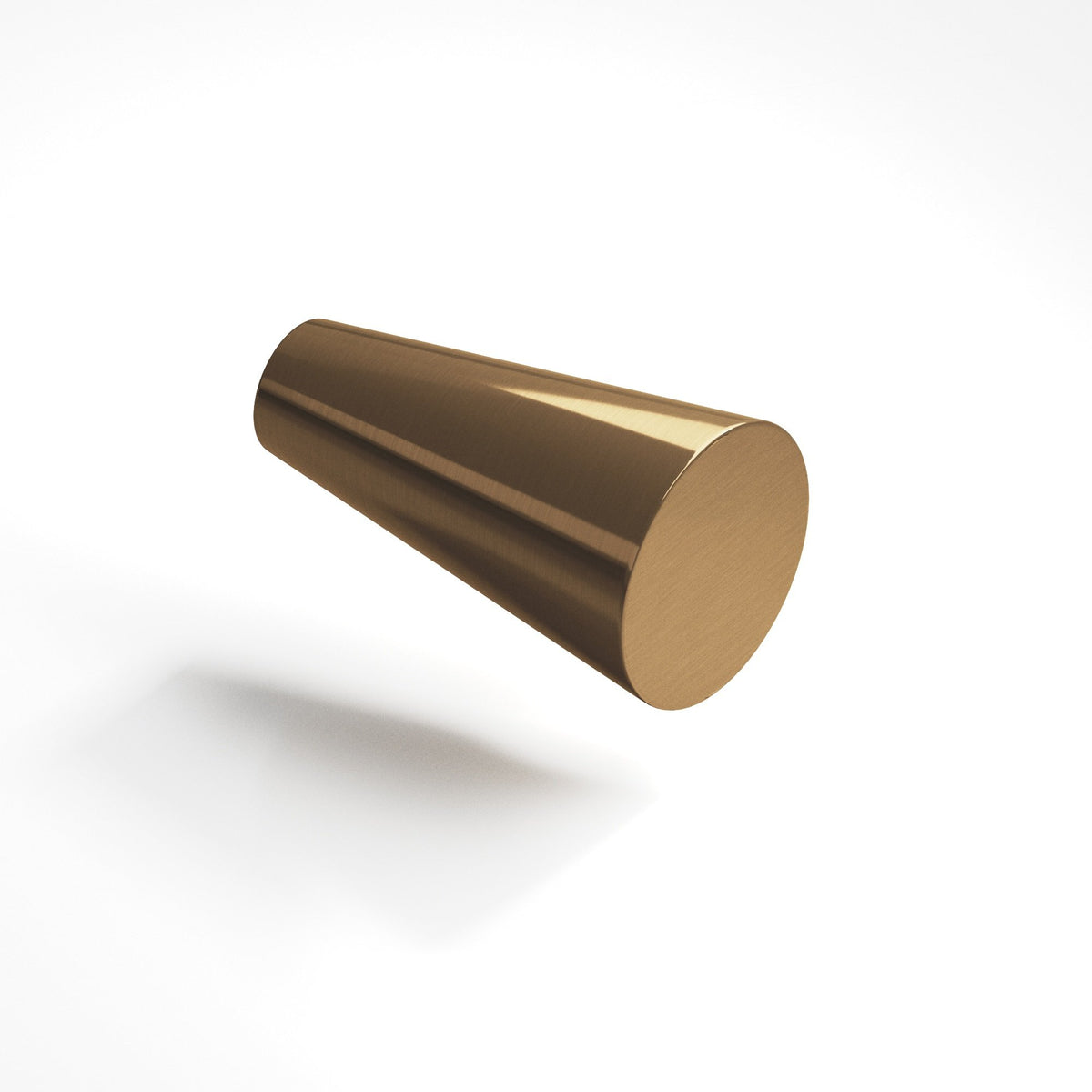 Colonial Bronze 194 Tapered Cone Knob, 9/16 in Diameter - Light Statuary Bronze