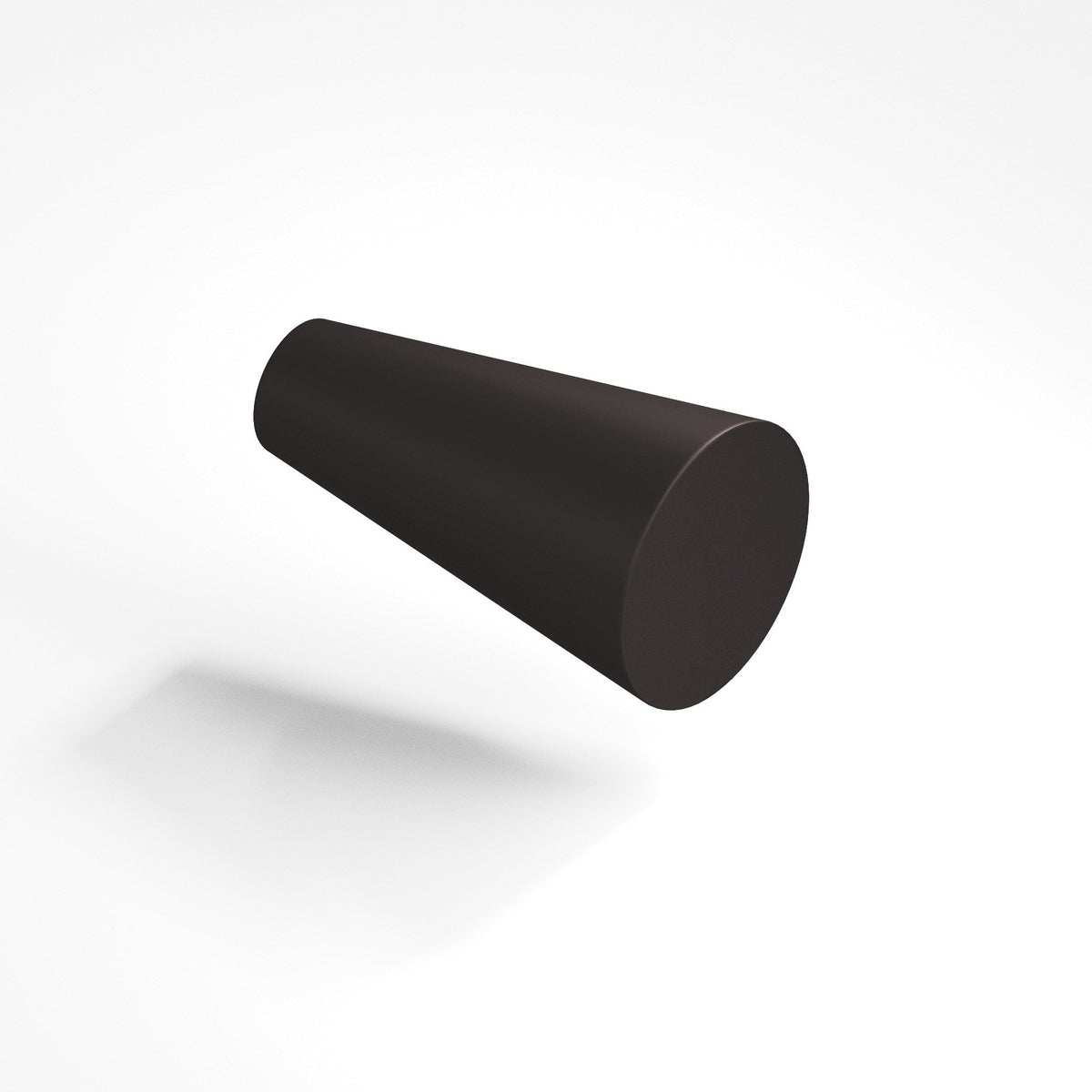 Colonial Bronze 194 Tapered Cone Knob, 9/16 in Diameter - Matte Dark Statuary Bronze