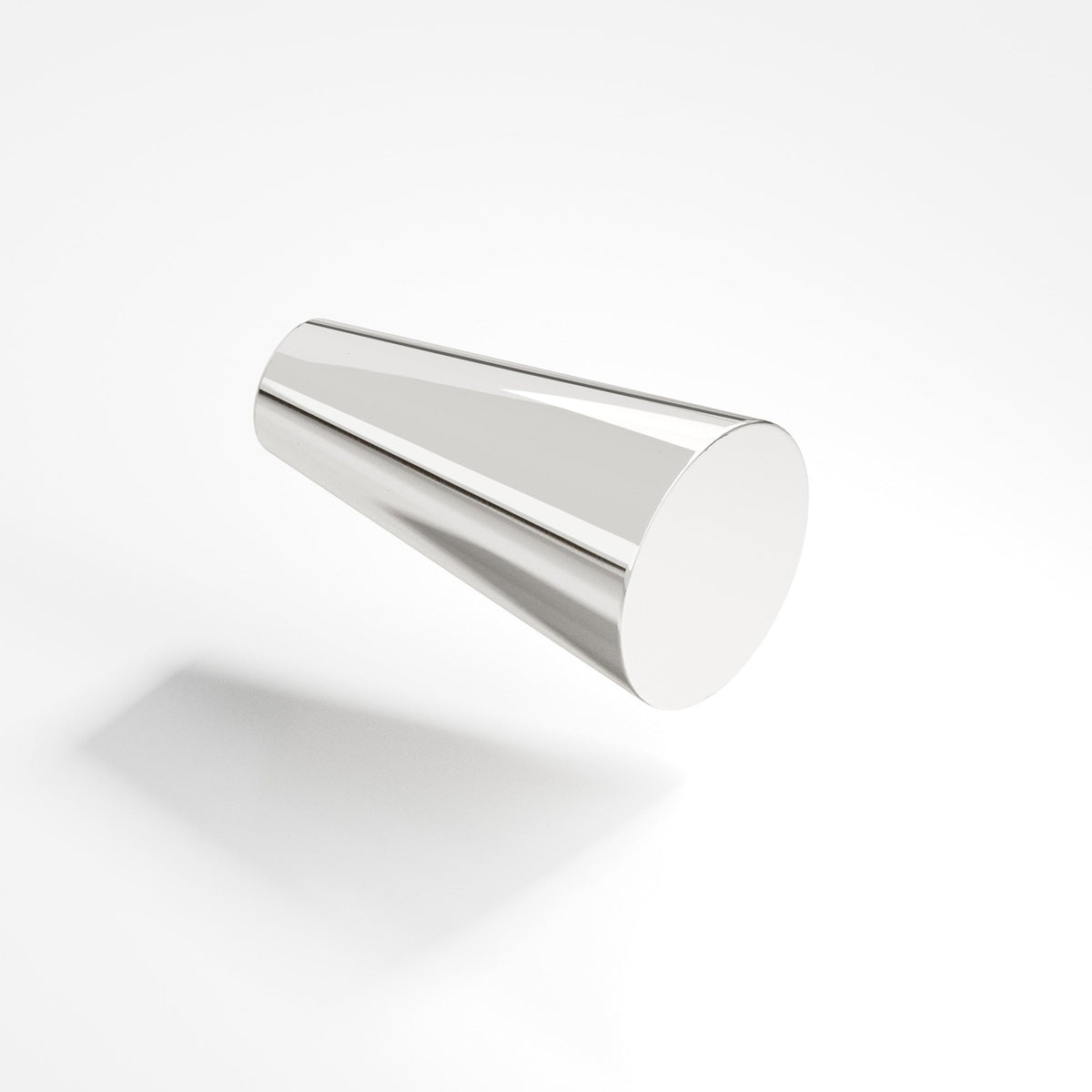 Colonial Bronze 194 Tapered Cone Knob, 9/16 in Diameter - Polished Nickel