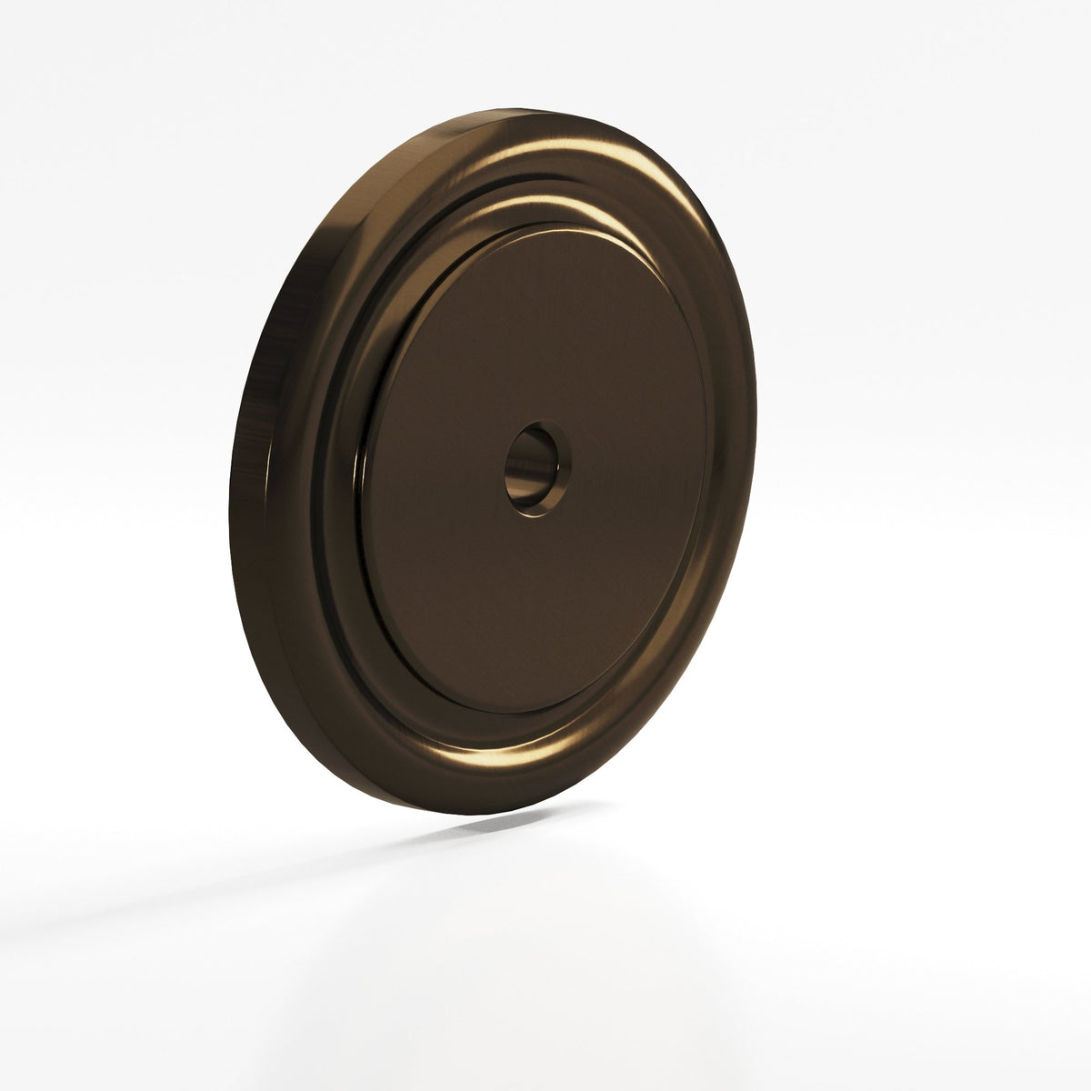 Colonial Bronze 9202 Ribbed Round Backplate, 1-3/4 in Diameter, for 1/4-20 Screw - Oil Rubbed Bronze