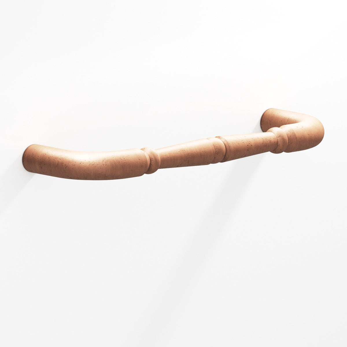 Colonial Bronze 250 Detailed Wire Pull with Beads, 2-1/2 in Projection - Distressed Antique Copper