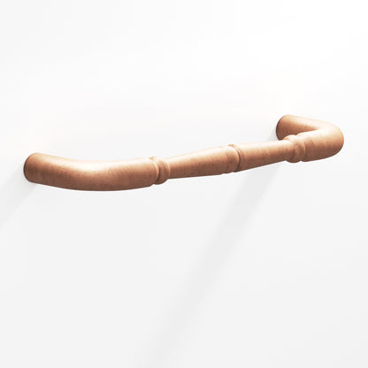 Colonial Bronze 250 Detailed Wire Pull with Beads, 2-1/2 in Projection - Distressed Antique Copper