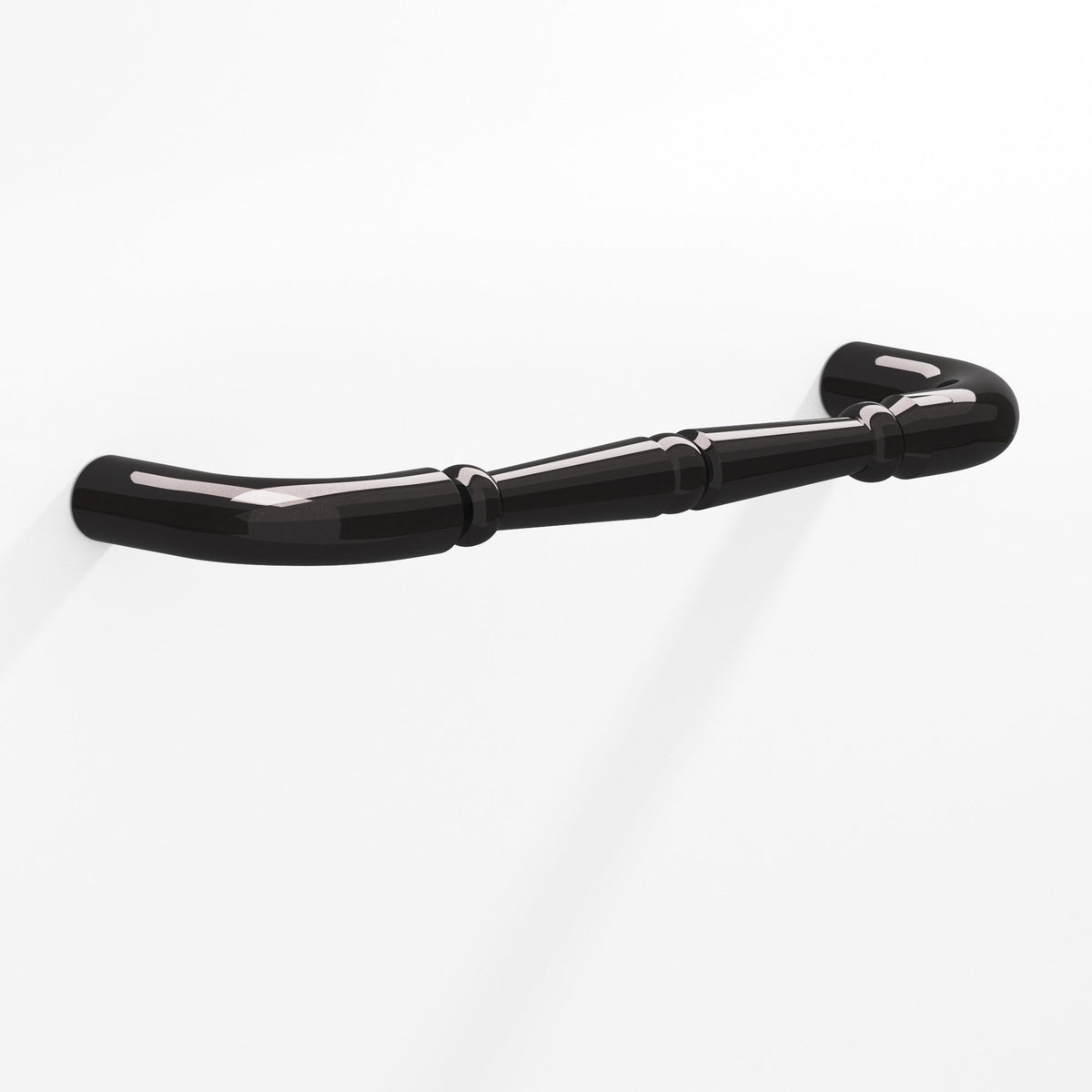 Colonial Bronze 850 Detailed Wire Pull with Beads, 1-7/8 in Projection - Satin Black