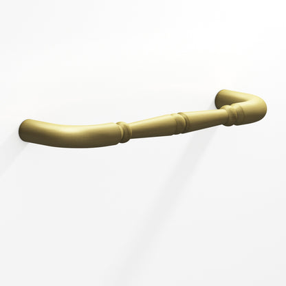Colonial Bronze 250 Detailed Wire Pull with Beads, 2-1/2 in Projection - Matte Antique Satin Brass