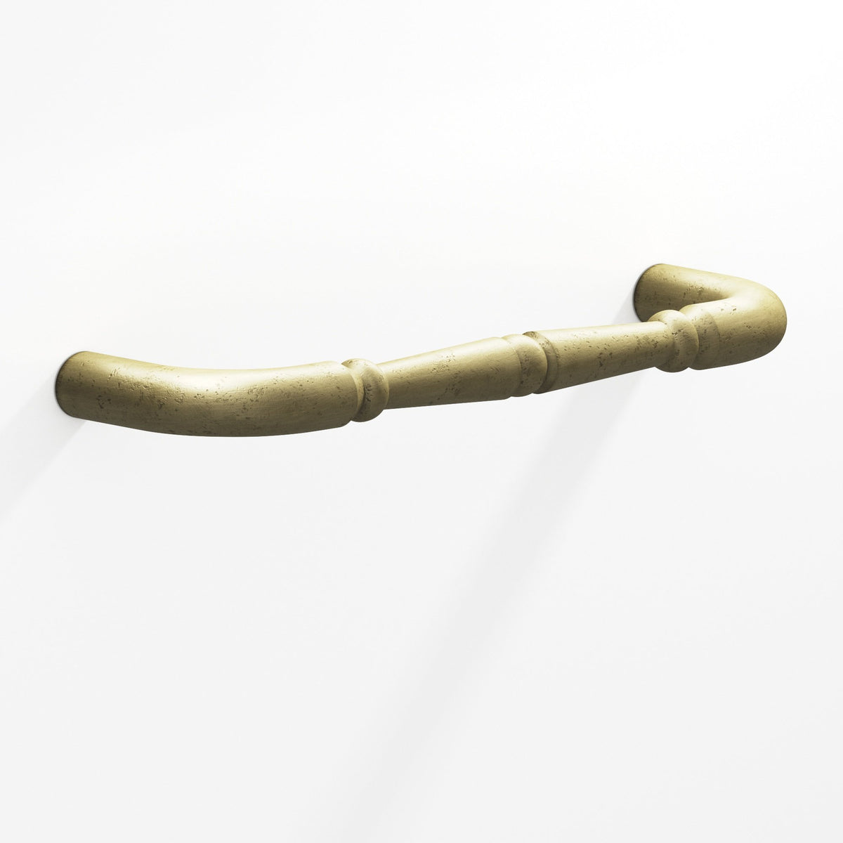 Colonial Bronze 850 Detailed Wire Pull with Beads, 1-7/8 in Projection - Distressed Antique Brass