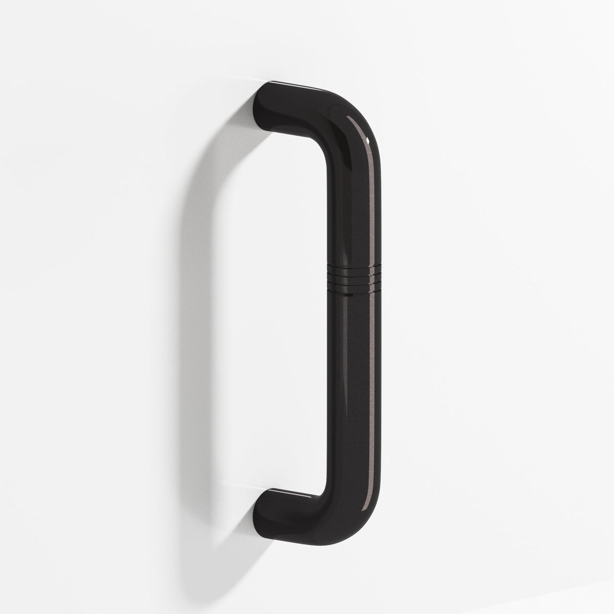 Colonial Bronze 858 Grooved Wire Pull, 1-7/8 in Projection - Satin Black