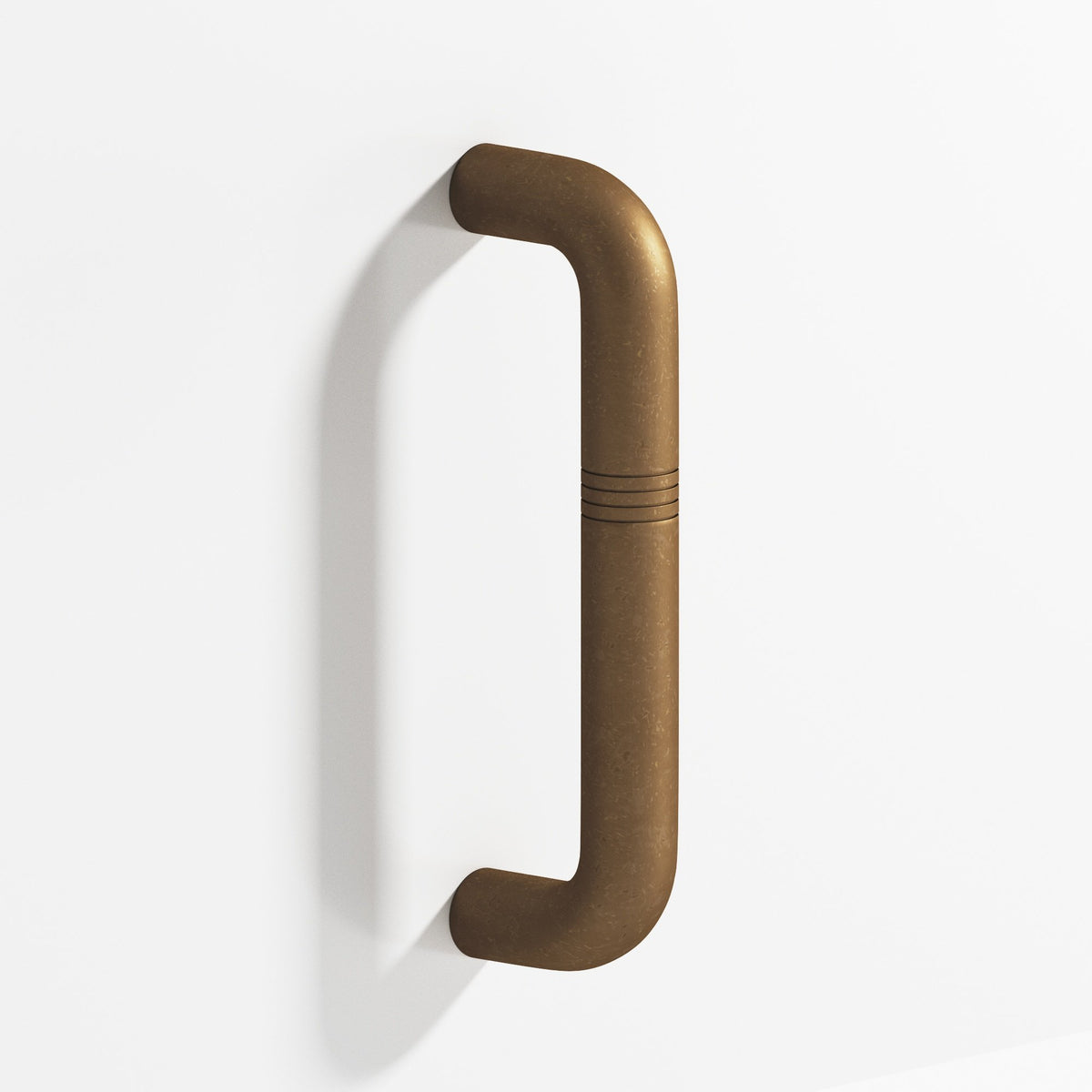Colonial Bronze 258 Grooved Wire Pull, 2-1/2 in Projection - Distressed Light Statuary Bronze