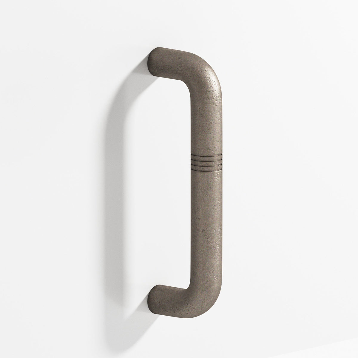 Colonial Bronze 858 Grooved Wire Pull, 1-7/8 in Projection - Distressed Pewter