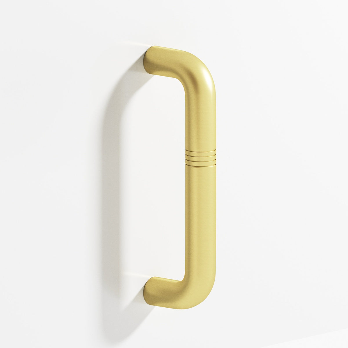 Colonial Bronze 258 Grooved Wire Pull, 2-1/2 in Projection - Matte Satin Brass