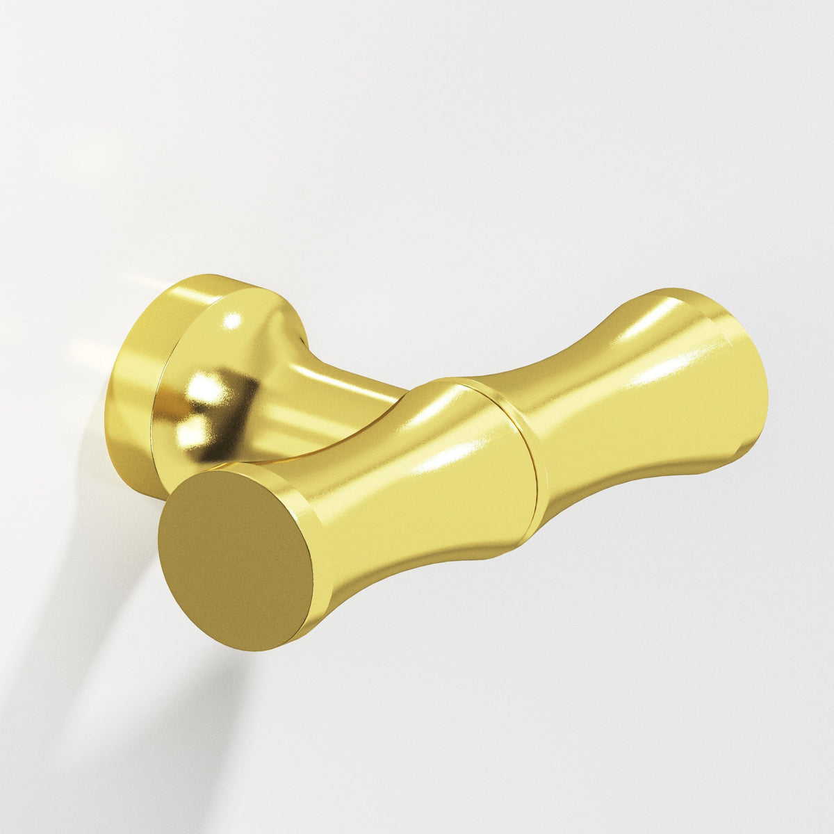 Colonial Bronze 283 Bamboo T-Knob with Flared Post, 1-3/4 in - French Gold
