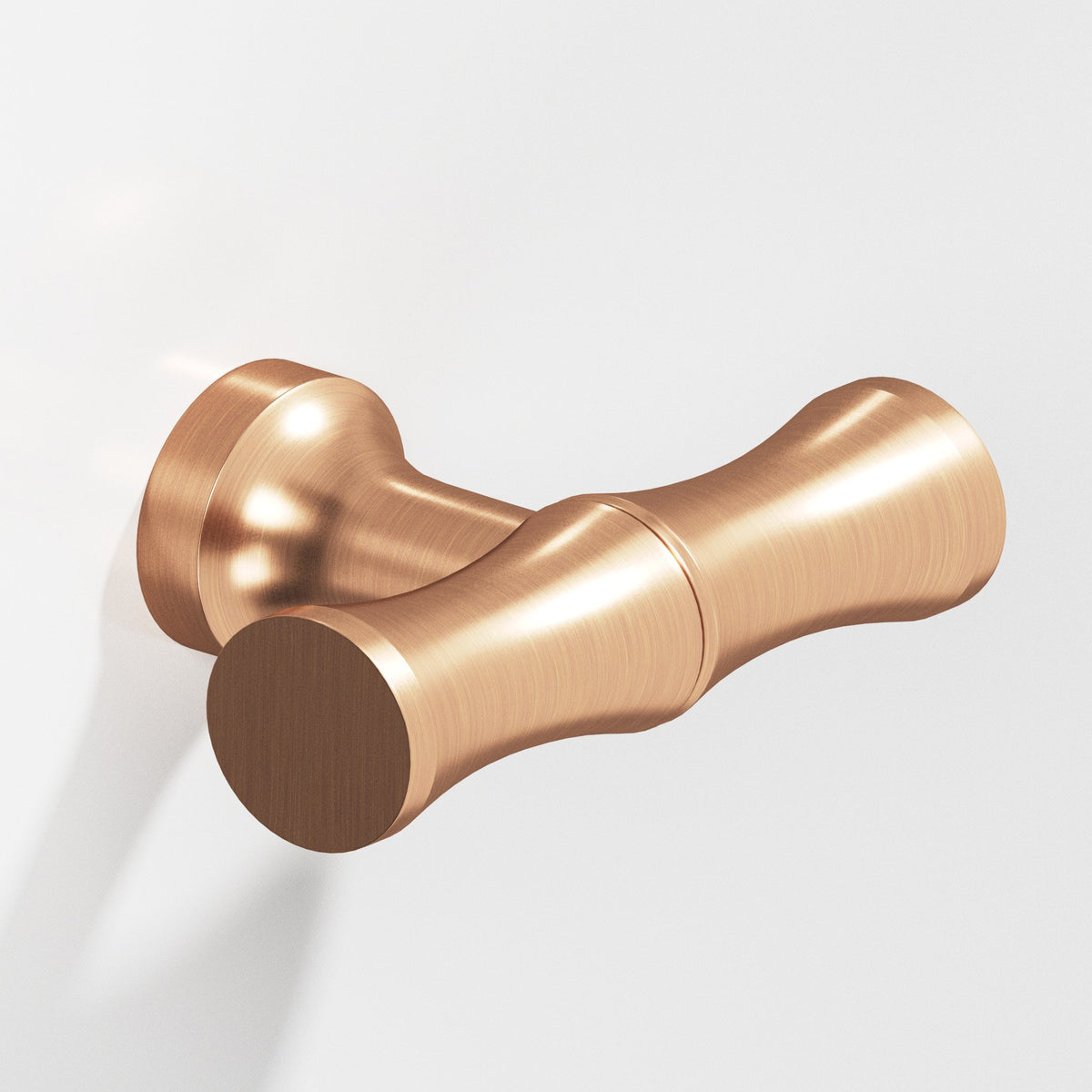 Colonial Bronze 283 Bamboo T-Knob with Flared Post, 1-3/4 in - Satin Bronze
