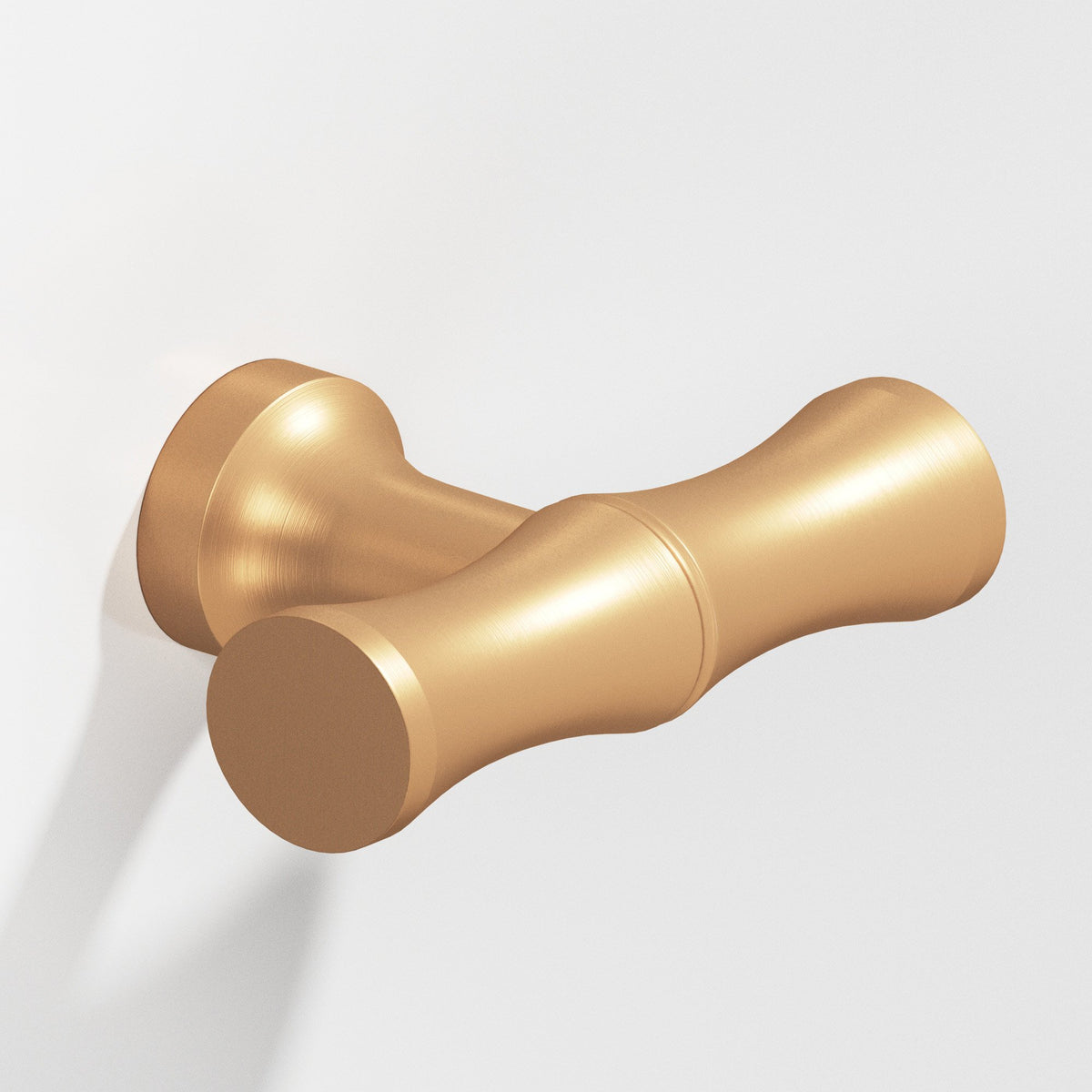 Colonial Bronze 283 Bamboo T-Knob with Flared Post, 1-3/4 in - Matte Satin Bronze