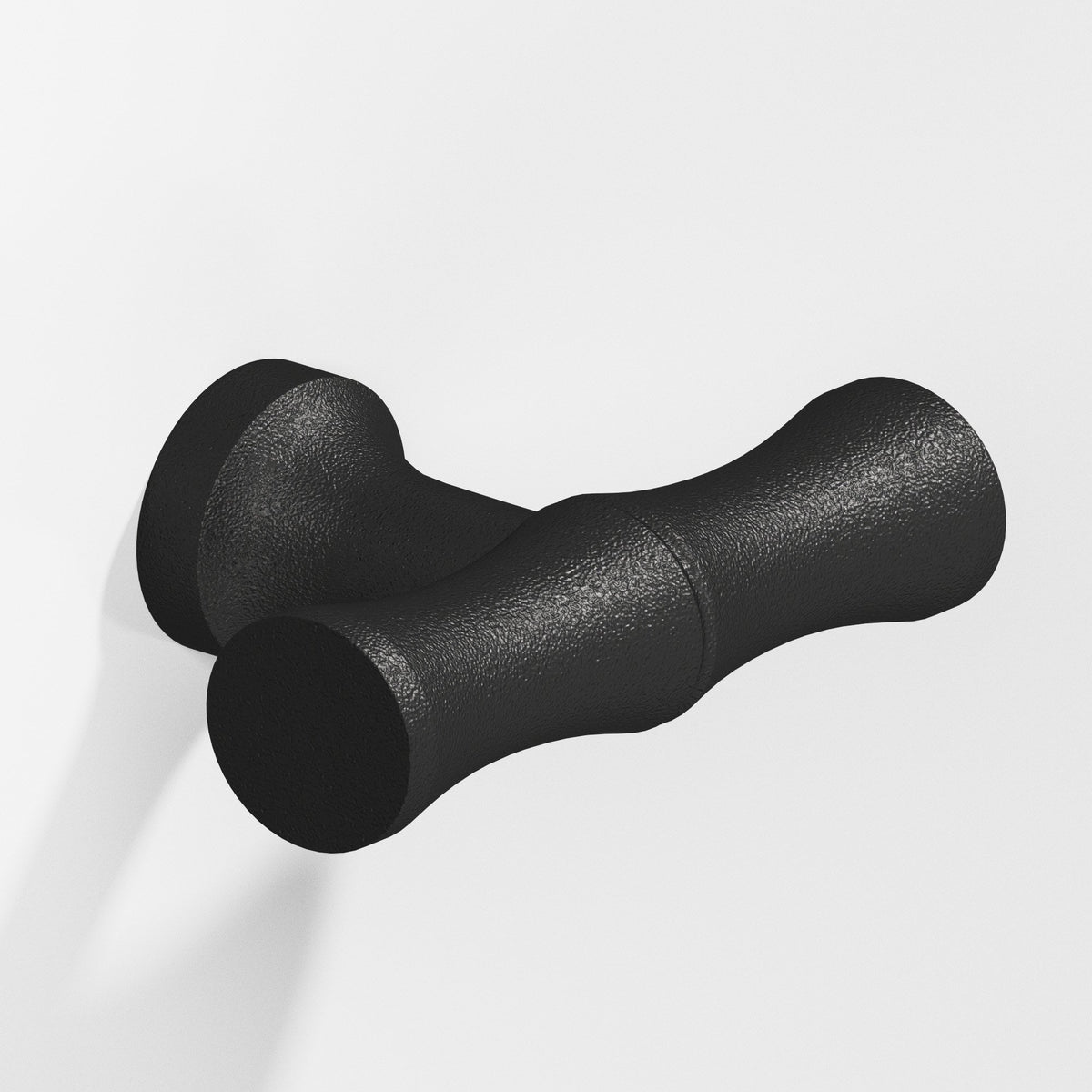 Colonial Bronze 283 Bamboo T-Knob with Flared Post, 1-3/4 in - Frost Black™