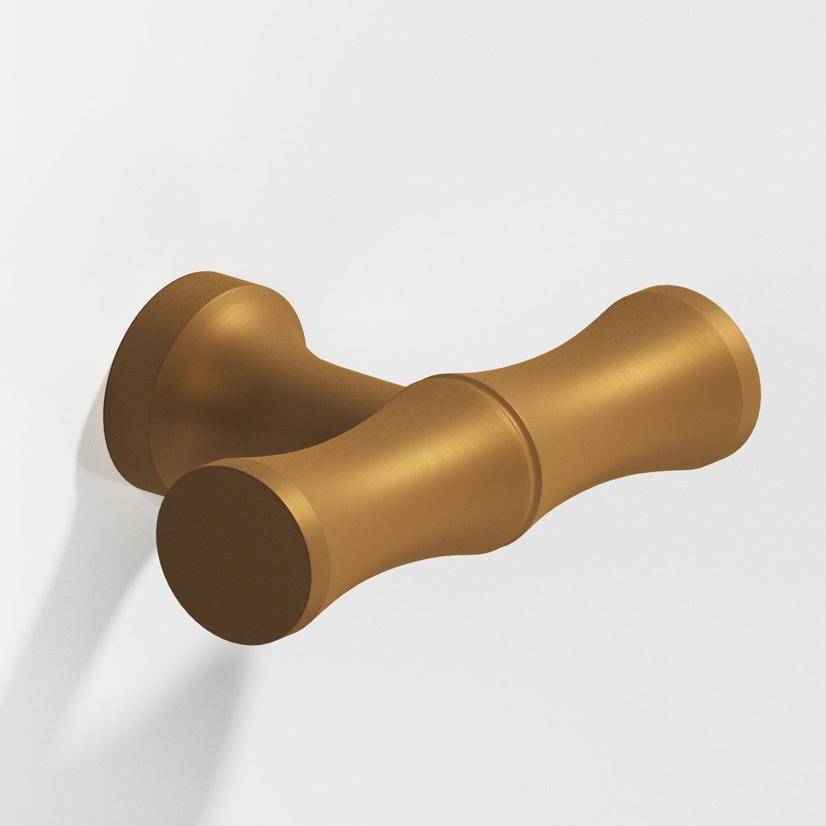 Colonial Bronze 283 Bamboo T-Knob with Flared Post, 1-3/4 in - Matte Light Statuary Bronze