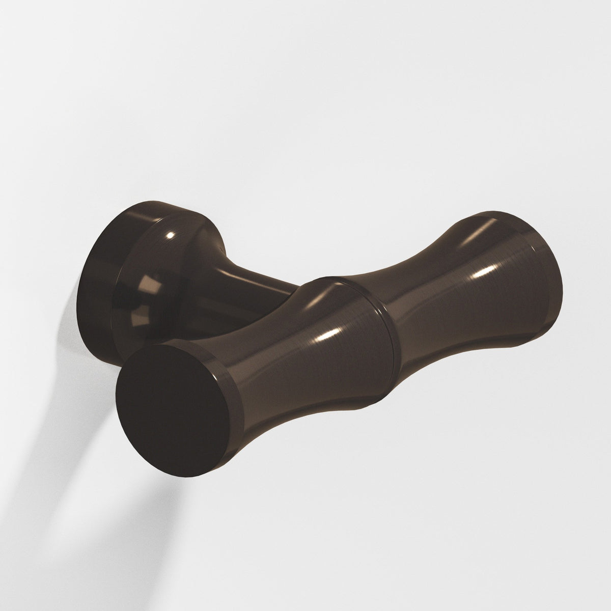 Colonial Bronze 283 Bamboo T-Knob with Flared Post, 1-3/4 in - Dark Statuary Bronze