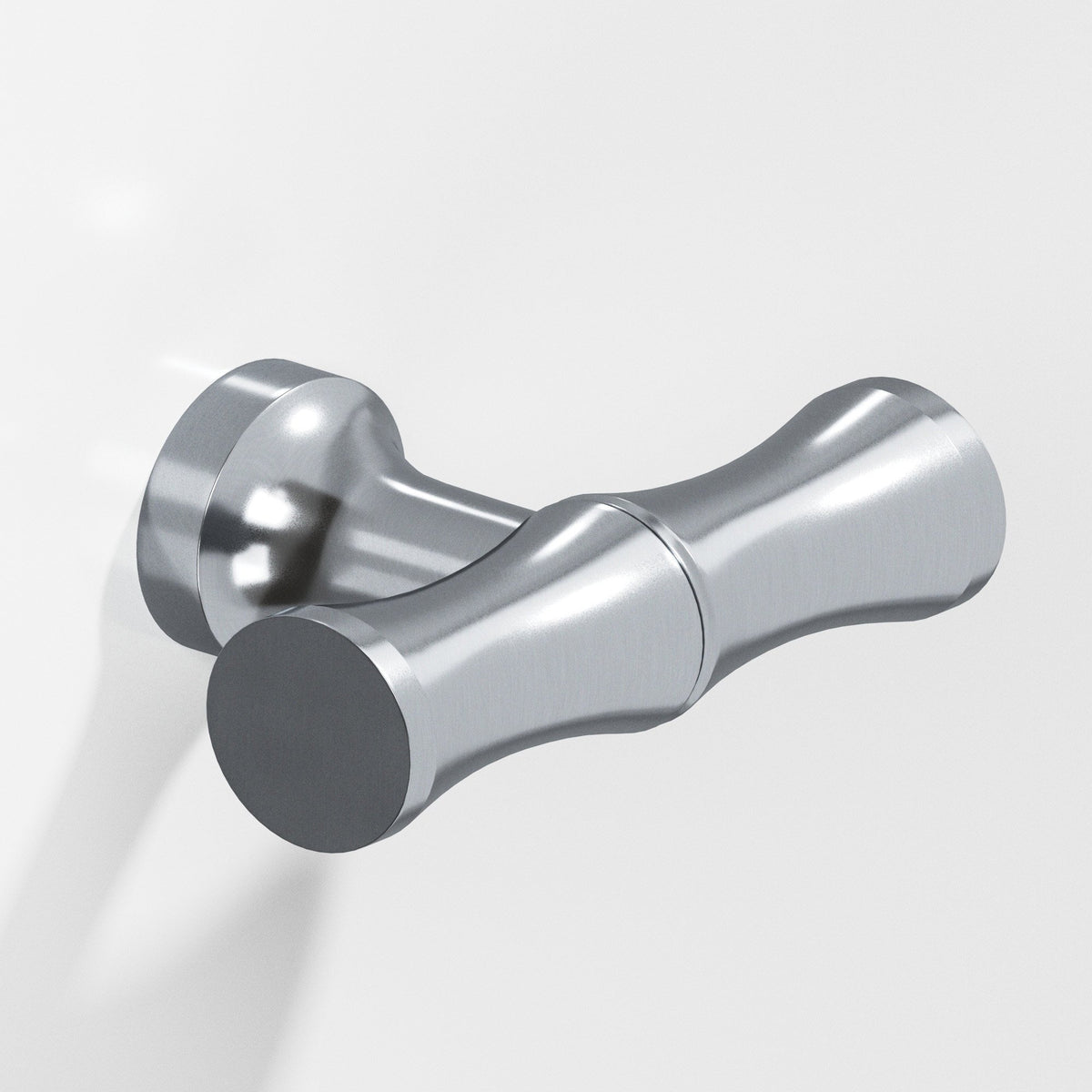 Colonial Bronze 283 Bamboo T-Knob with Flared Post, 1-3/4 in - Satin Chrome
