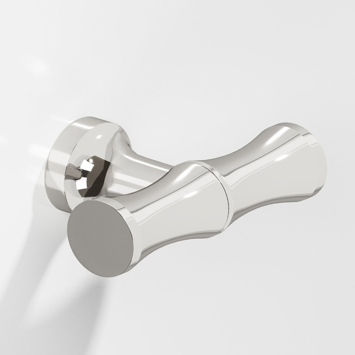 Colonial Bronze 283 Bamboo T-Knob with Flared Post, 1-3/4 in - Polished Nickel