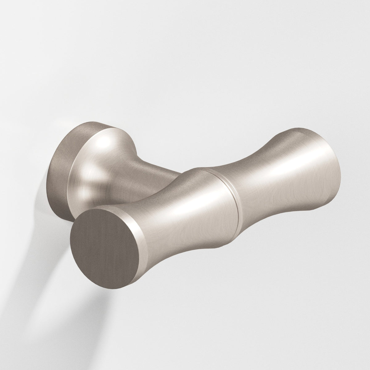 Colonial Bronze 283 Bamboo T-Knob with Flared Post, 1-3/4 in - Matte Satin Nickel