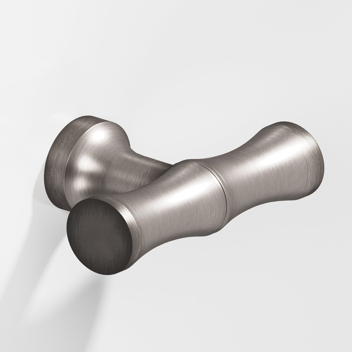 Colonial Bronze 283 Bamboo T-Knob with Flared Post, 1-3/4 in - Pewter