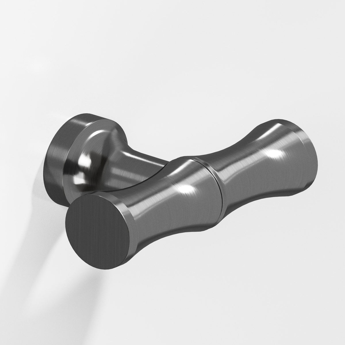 Colonial Bronze 283 Bamboo T-Knob with Flared Post, 1-3/4 in - Graphite