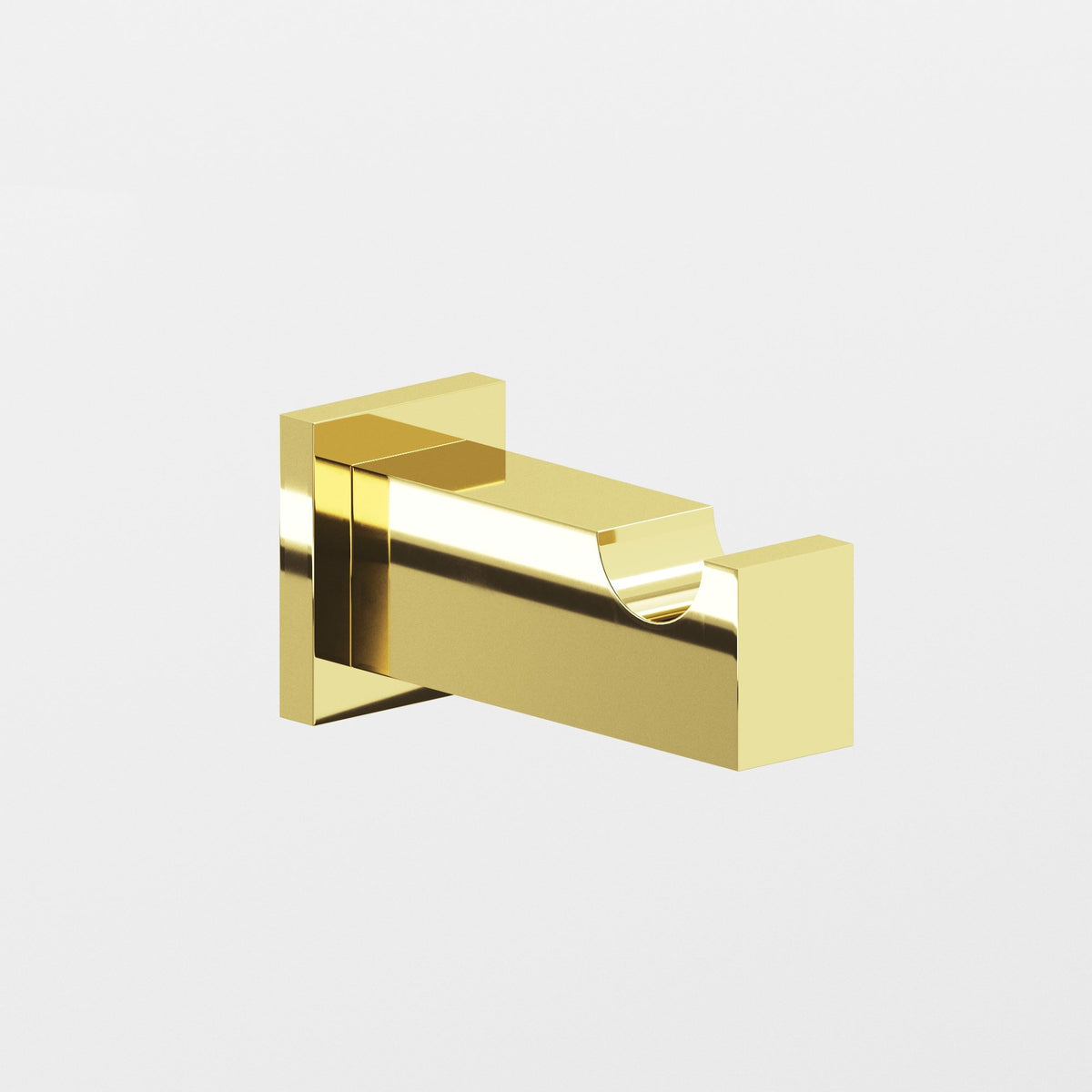 Colonial Bronze 3013 Rectangular Robe Hook, 3 in Projection - Polished Brass