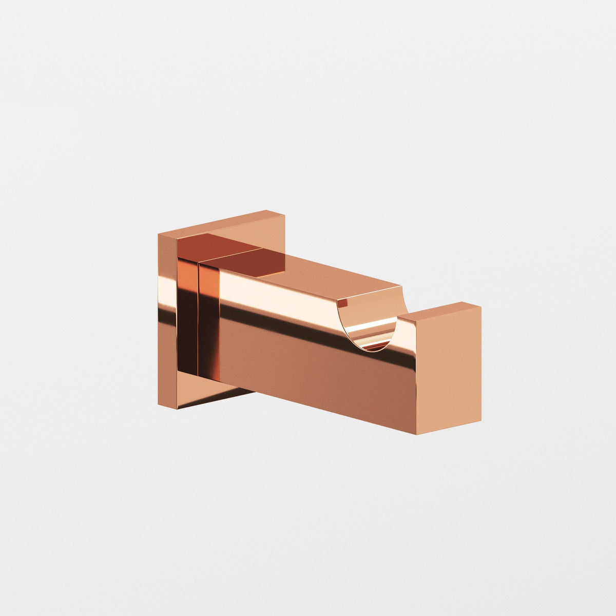 Colonial Bronze 3013 Rectangular Robe Hook, 3 in Projection - Polished Copper