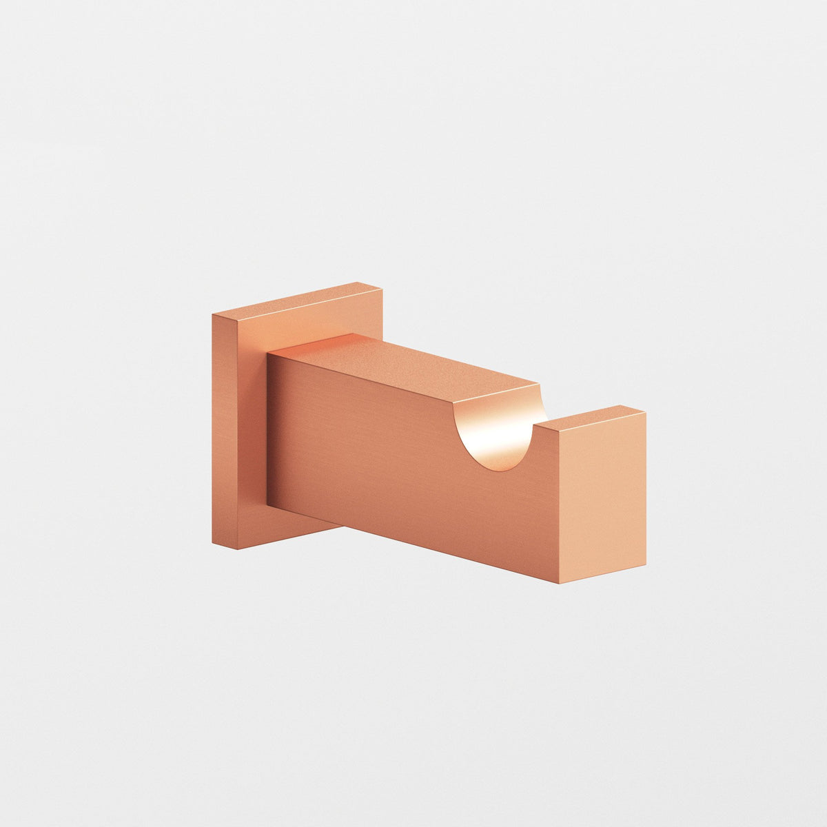 Colonial Bronze 3013 Rectangular Robe Hook, 3 in Projection - Matte Satin Copper