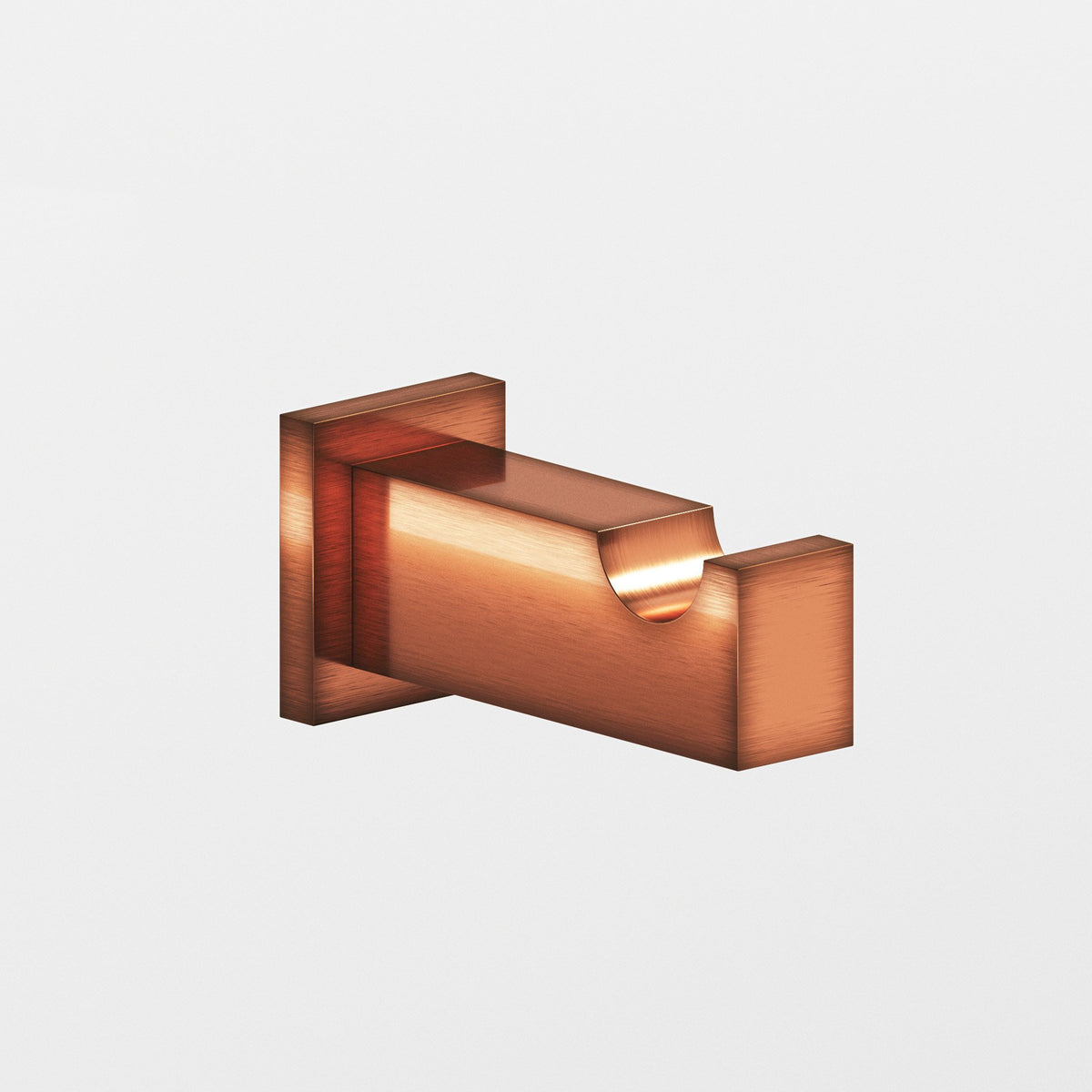 Colonial Bronze 3013 Rectangular Robe Hook, 3 in Projection - Antique Copper