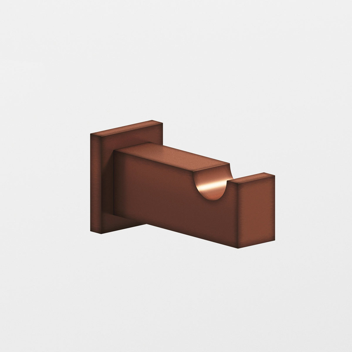 Colonial Bronze 3013 Rectangular Robe Hook, 3 in Projection - Matte Antique Copper