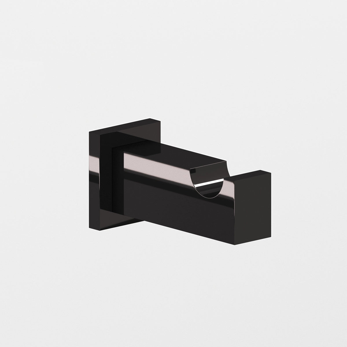 Colonial Bronze 3013 Rectangular Robe Hook, 3 in Projection - Satin Black