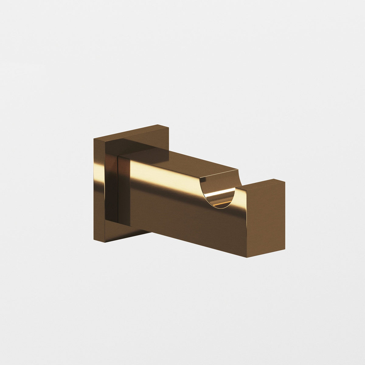 Colonial Bronze 3013 Rectangular Robe Hook, 3 in Projection - Light Statuary Bronze