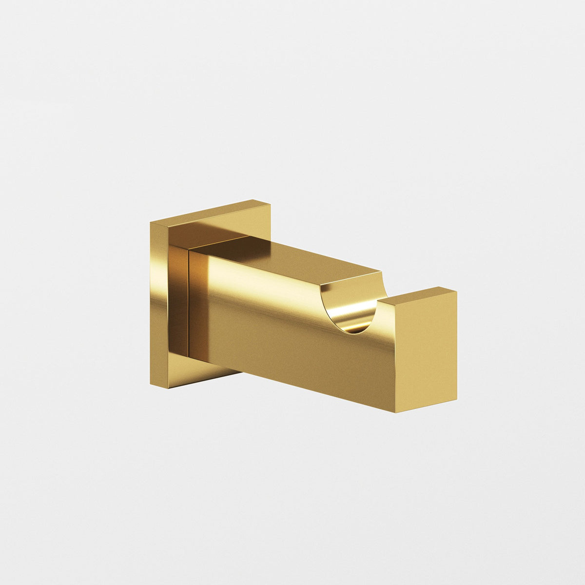Colonial Bronze 3013 Rectangular Robe Hook, 3 in Projection - Satin Brass