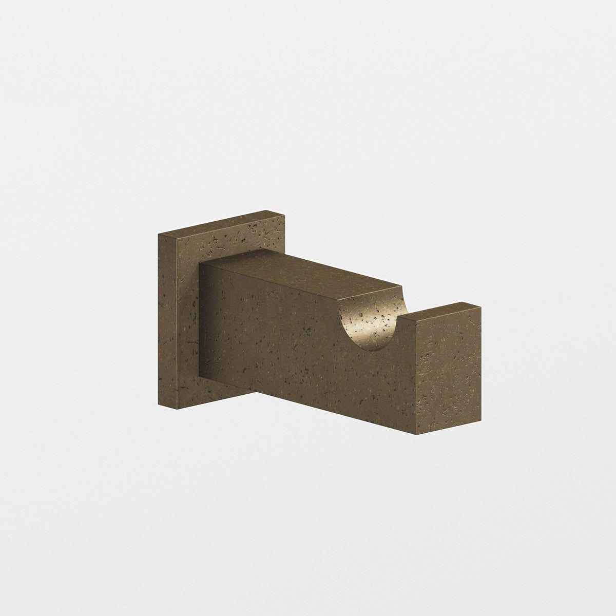 Colonial Bronze 3013 Rectangular Robe Hook, 3 in Projection - Distressed Oil Rubbed Bronze