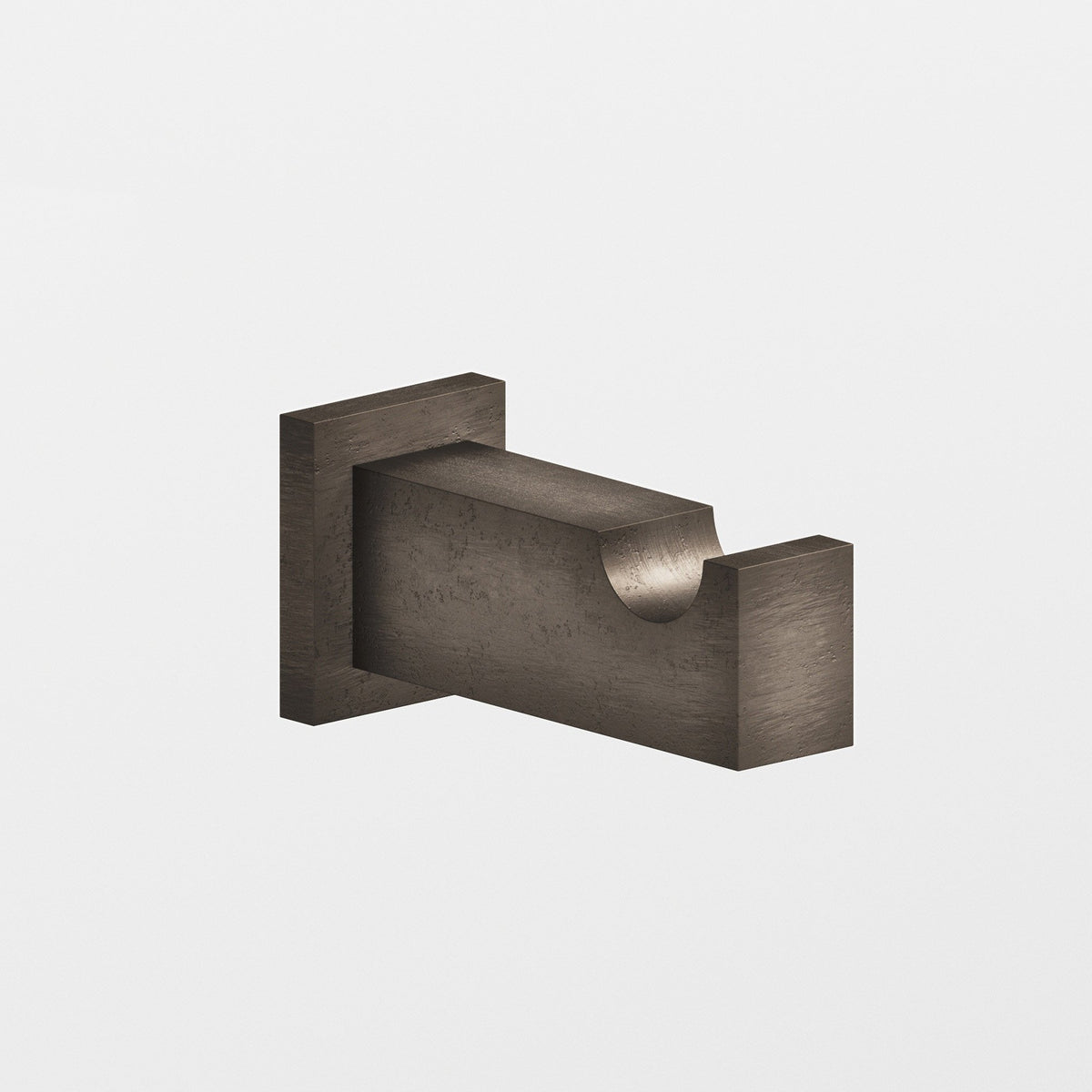 Colonial Bronze 3013 Rectangular Robe Hook, 3 in Projection - Distressed Pewter