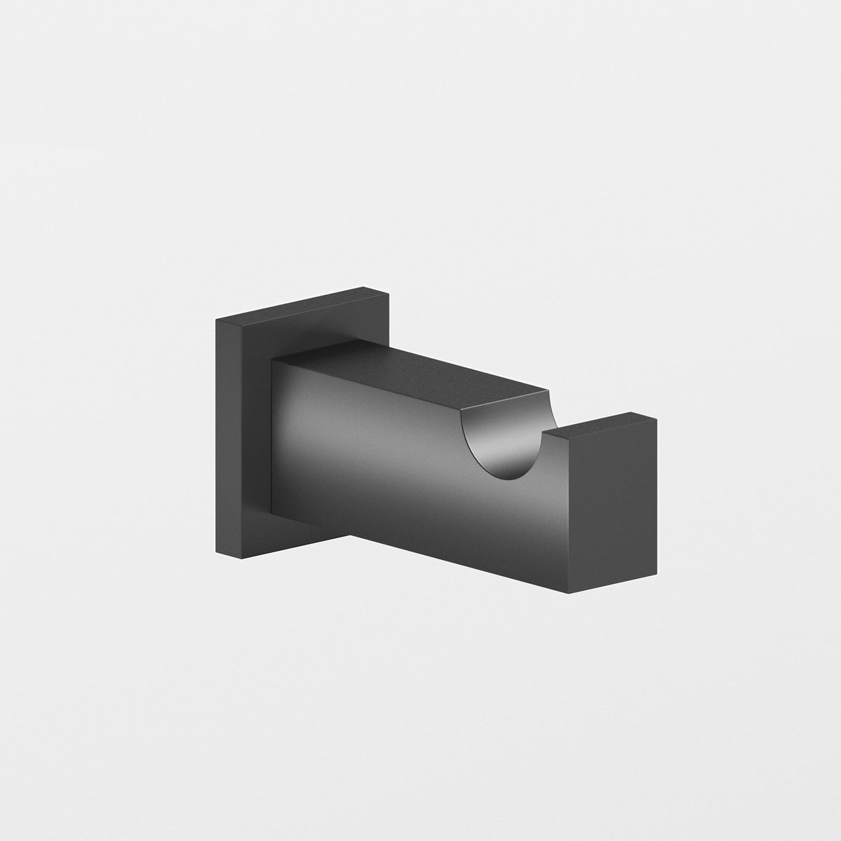 Colonial Bronze 3013 Rectangular Robe Hook, 3 in Projection - Matte Graphite