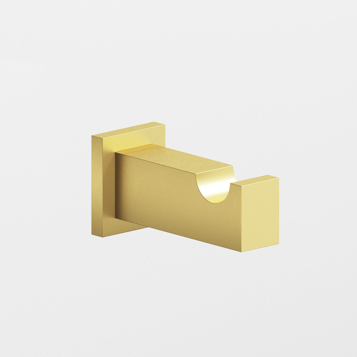 Colonial Bronze 3013 Rectangular Robe Hook, 3 in Projection - Matte Satin Brass
