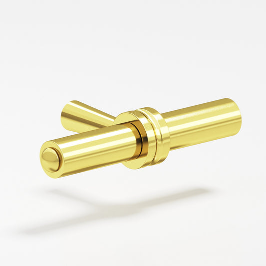 Colonial Bronze 308 Collared Bar T-Knob, 1-7/16 in