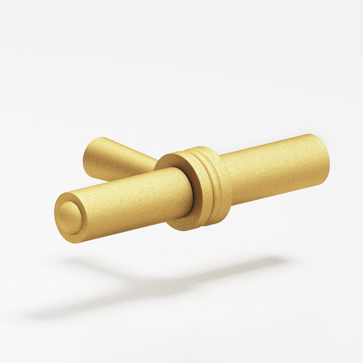 Colonial Bronze 308 Collared Bar T-Knob, 1-7/16 in - Frost Brass™