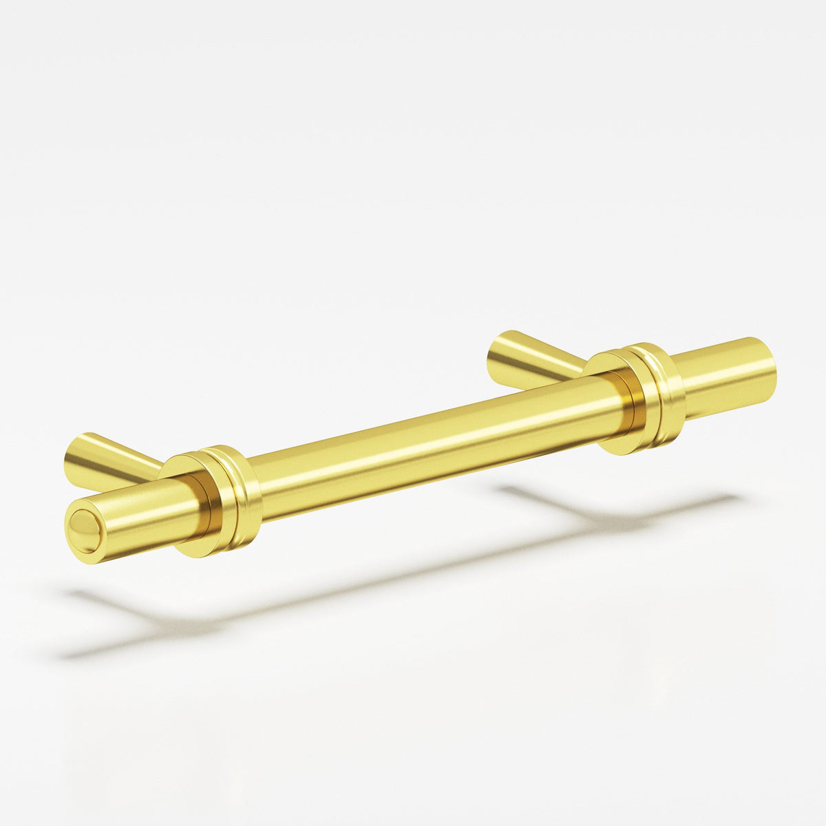 Colonial Bronze 310 Collared Round Pull with Tapered Posts, 3/8 in Diameter - French Gold and French Gold
