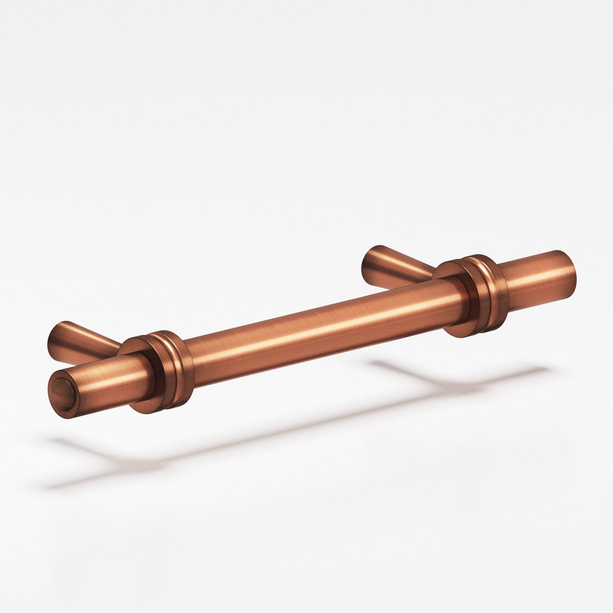 Colonial Bronze 310 Collared Round Pull with Tapered Posts, 3/8 in Diameter - Antique Copper and Antique Copper