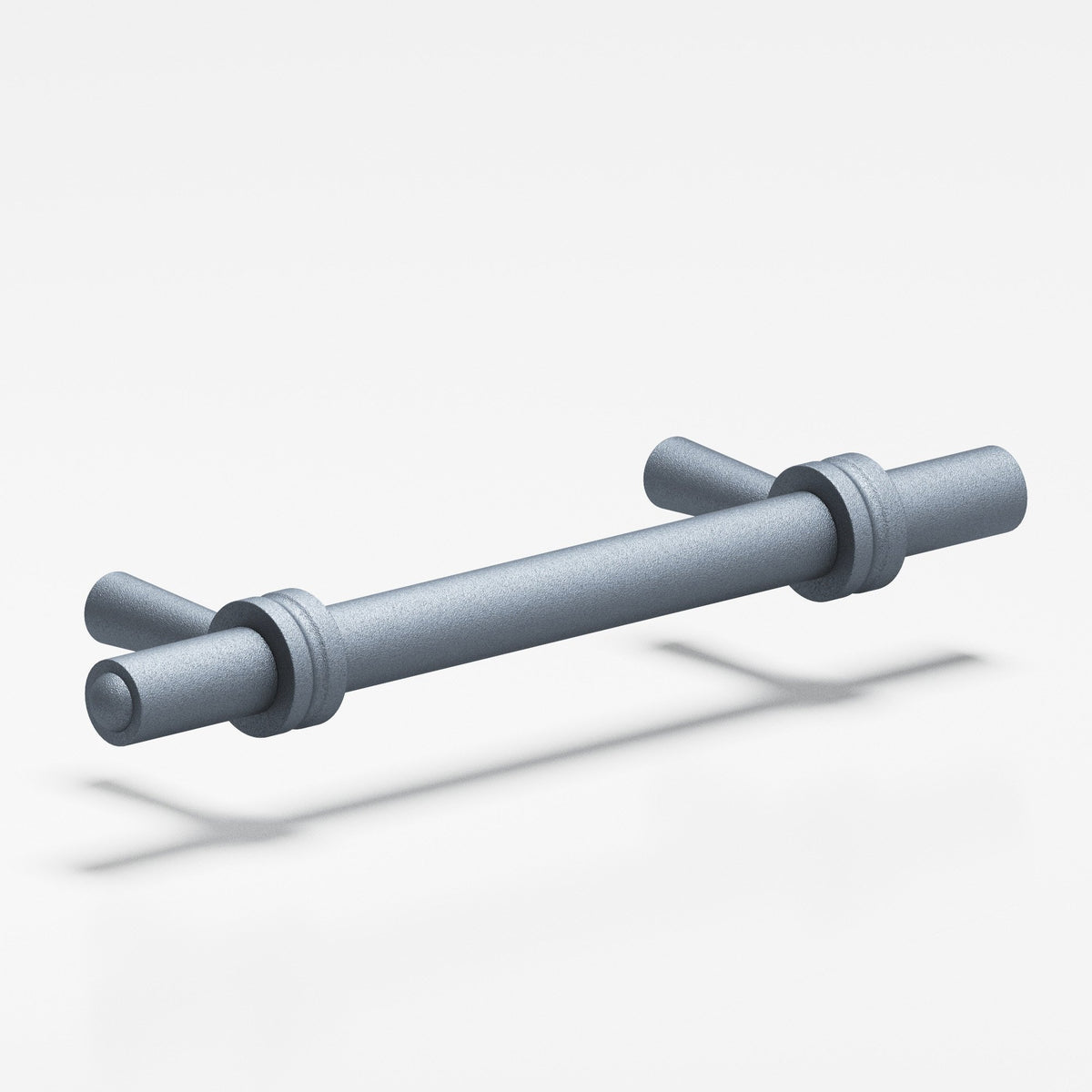 Colonial Bronze 310 Collared Round Pull with Tapered Posts, 3/8 in Diameter - Frost Chrome™ and Frost Chrome™